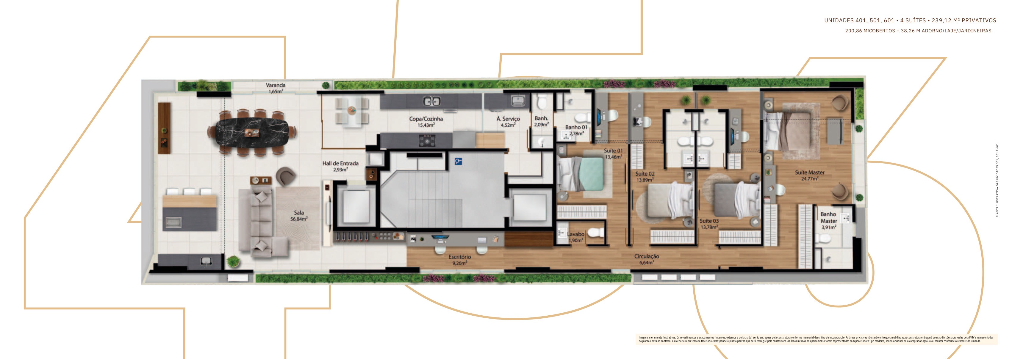 Apartamento, 4 quartos, 239 m² - Foto 18