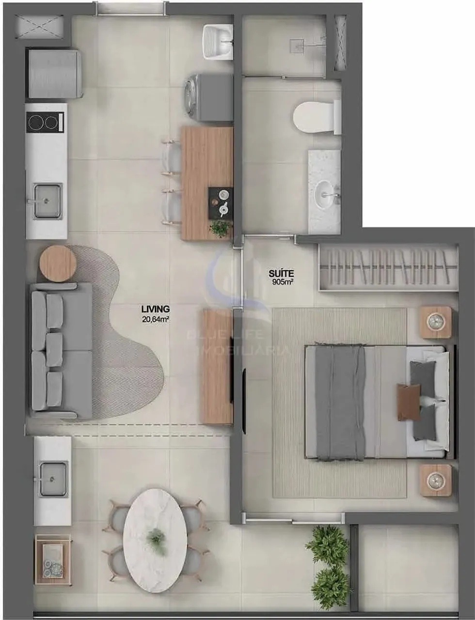 Apartamento, 1 quarto, 39 m² - Foto 19