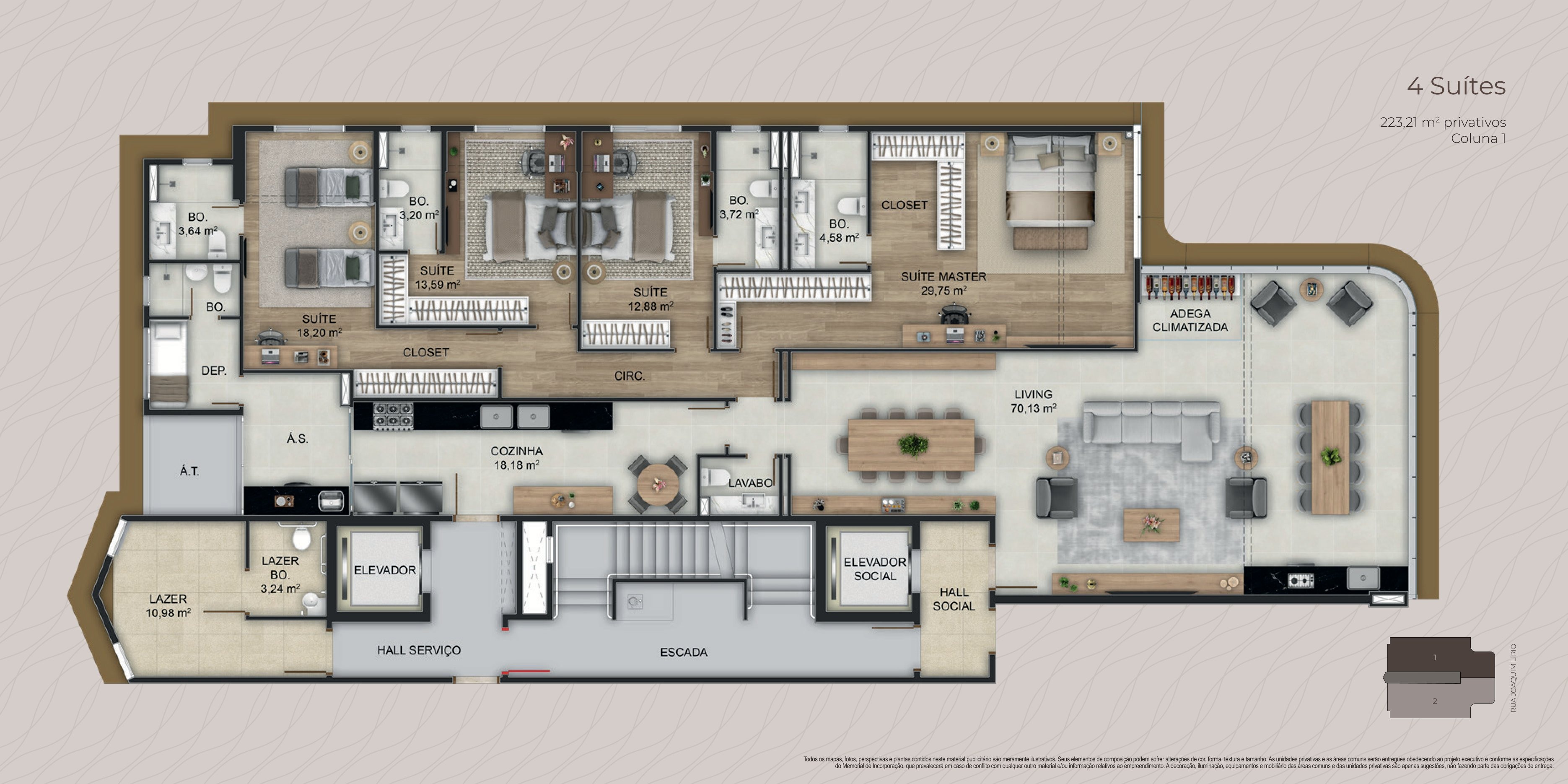 Apartamento, 4 quartos, 223 m² - Foto 30