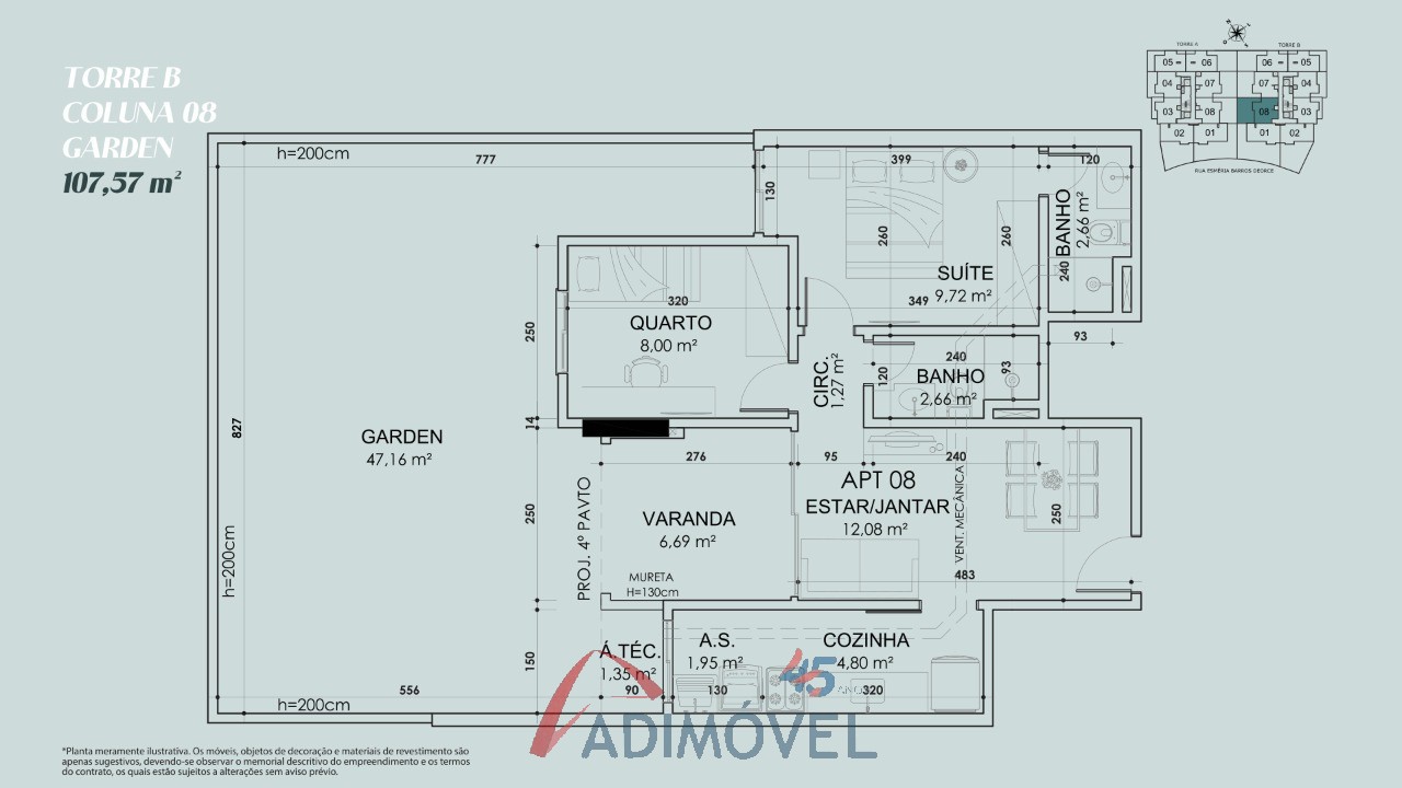 Apartamento, 2 quartos, 59 m² - Foto 57