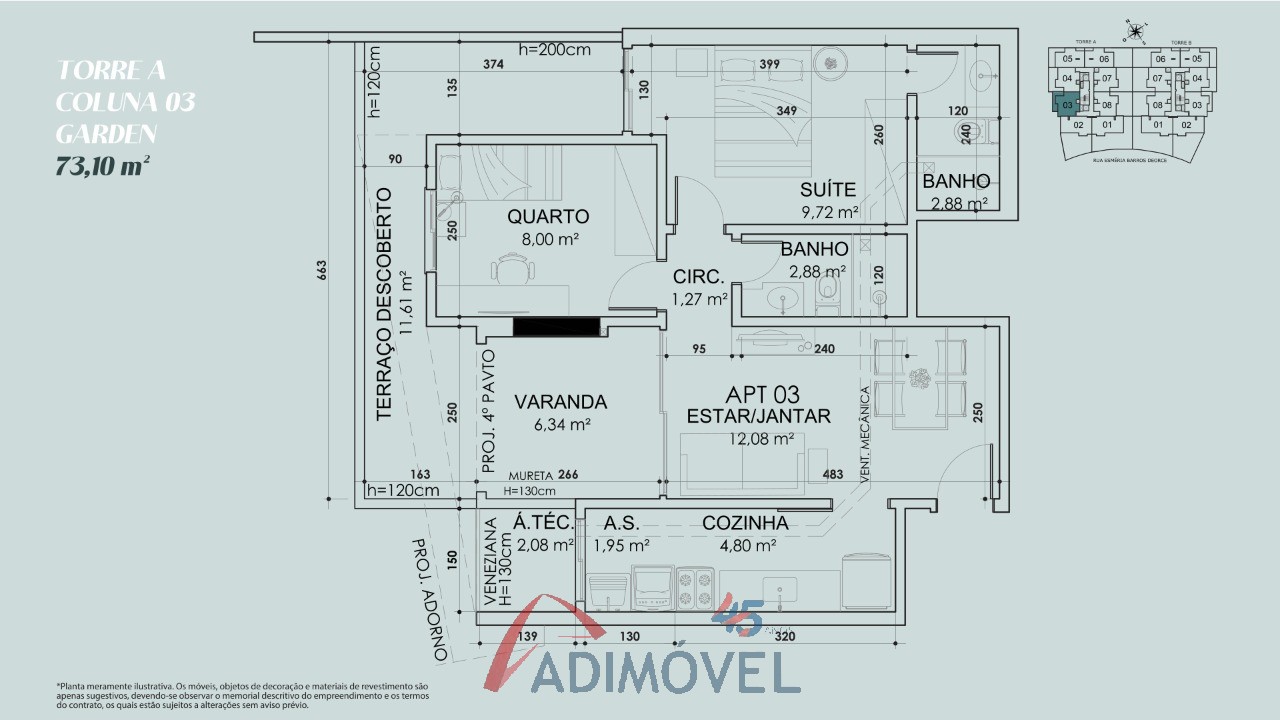 Apartamento, 2 quartos, 59 m² - Foto 44