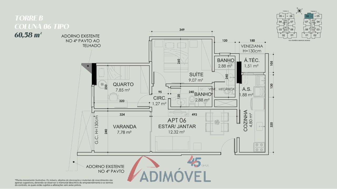Apartamento, 2 quartos, 59 m² - Foto 38