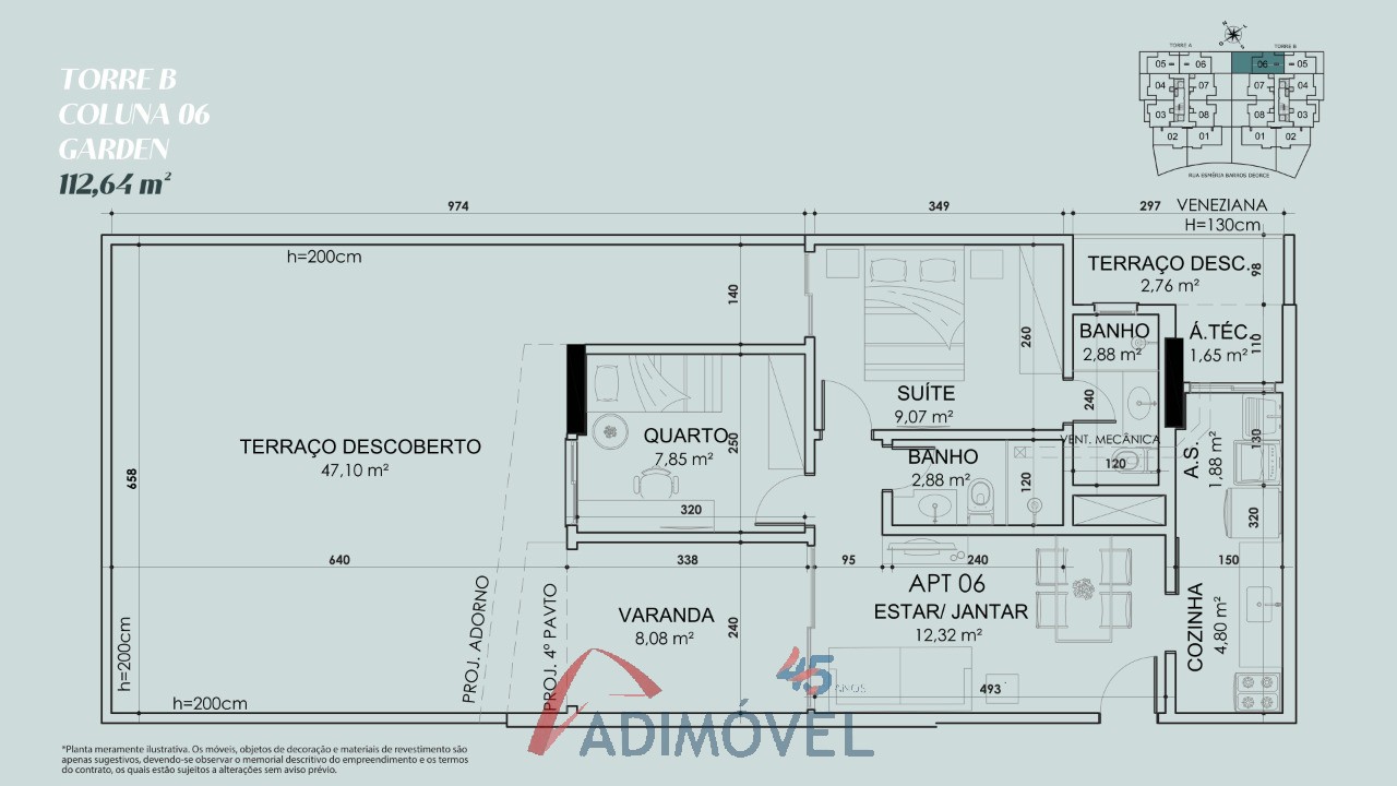 Apartamento, 2 quartos, 59 m² - Foto 55