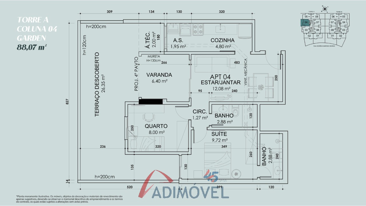 Apartamento, 2 quartos, 59 m² - Foto 45