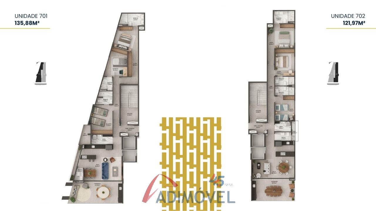 Apartamento, 3 quartos, 159 m² - Foto 33