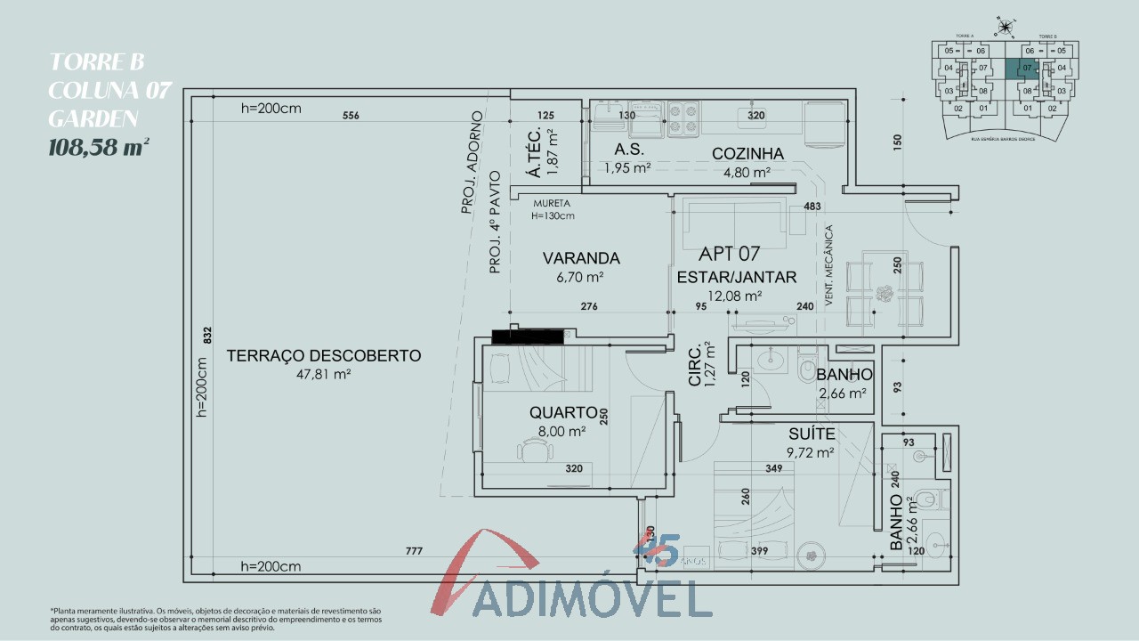 Apartamento, 2 quartos, 59 m² - Foto 56