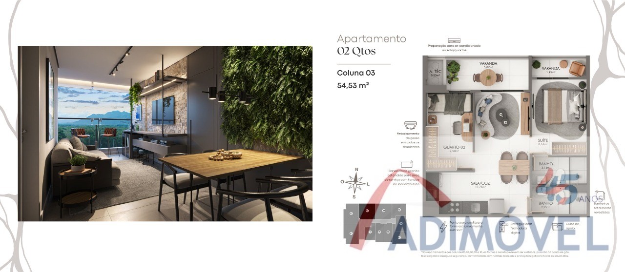 Apartamento, 2 quartos, 54 m² - Foto 17