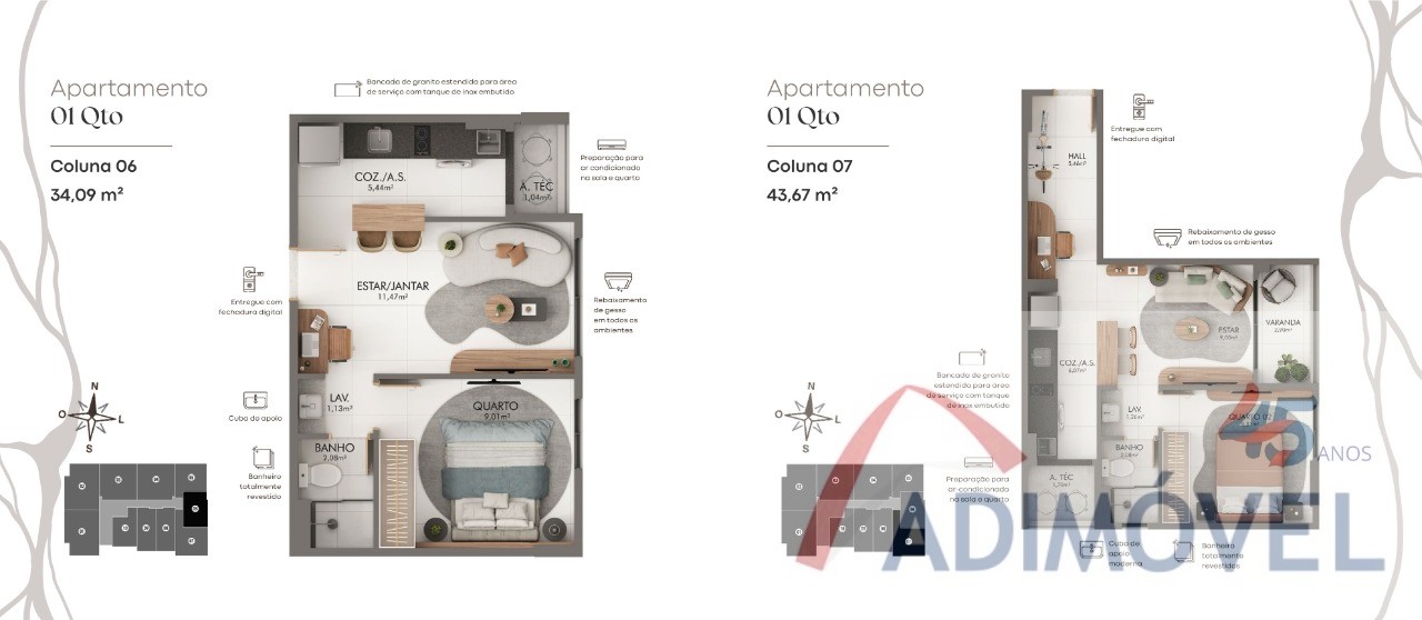Apartamento, 2 quartos, 54 m² - Foto 19