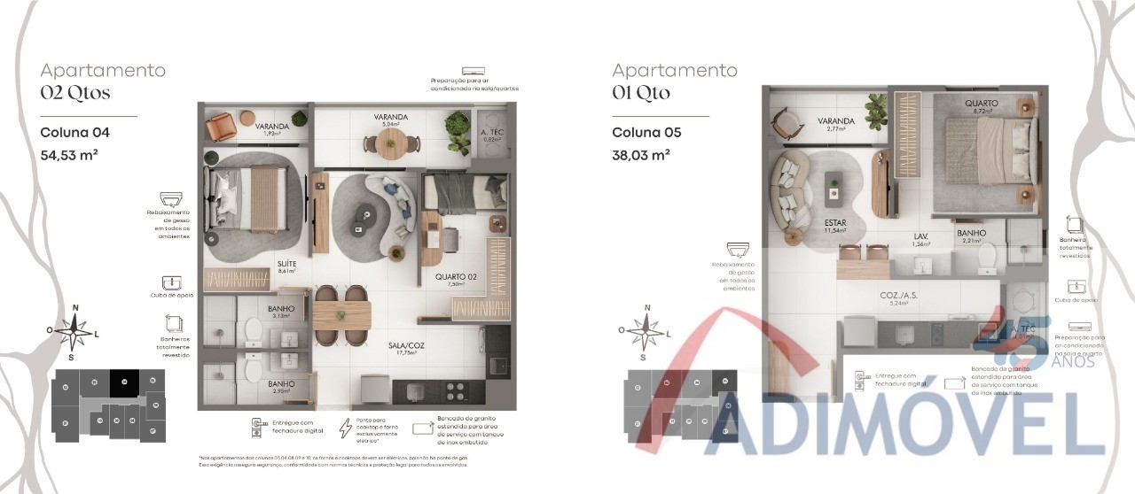 Apartamento, 2 quartos, 54 m² - Foto 18