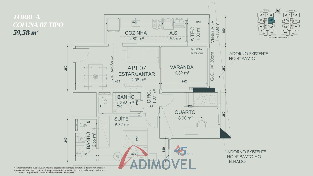 Apartamento, 2 quartos, 59 m² - Foto 31