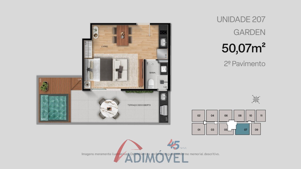 Apartamento, 1 quarto, 23 m² - Foto 32