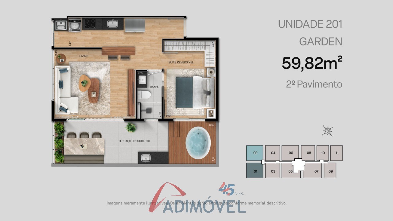 Apartamento, 1 quarto, 23 m² - Foto 26