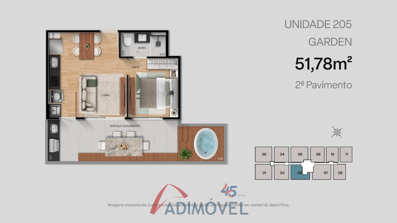 Apartamento, 1 quarto, 23 m² - Foto 30