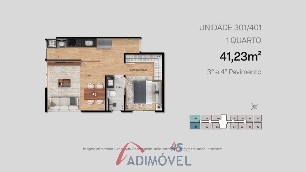 Apartamento, 1 quarto, 23 m² - Foto 37