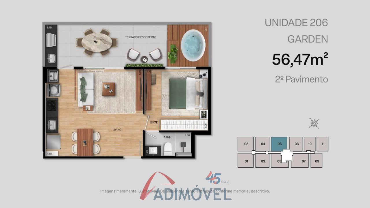 Apartamento, 1 quarto, 23 m² - Foto 31