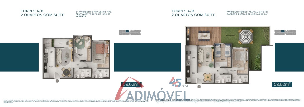 Apartamento, 2 quartos, 52 m² - Foto 27