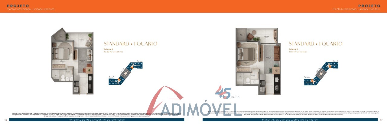 Apartamento, 1 quarto, 32 m² - Foto 17