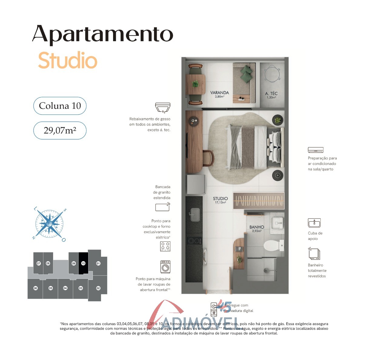 Apartamento, 1 quarto, 58 m² - Foto 48