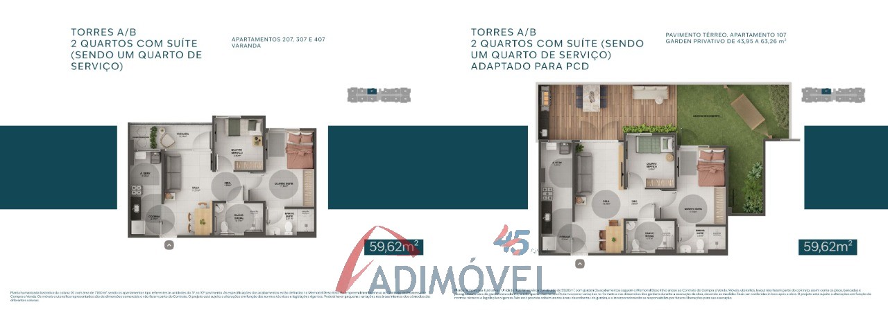 Apartamento, 2 quartos, 52 m² - Foto 28