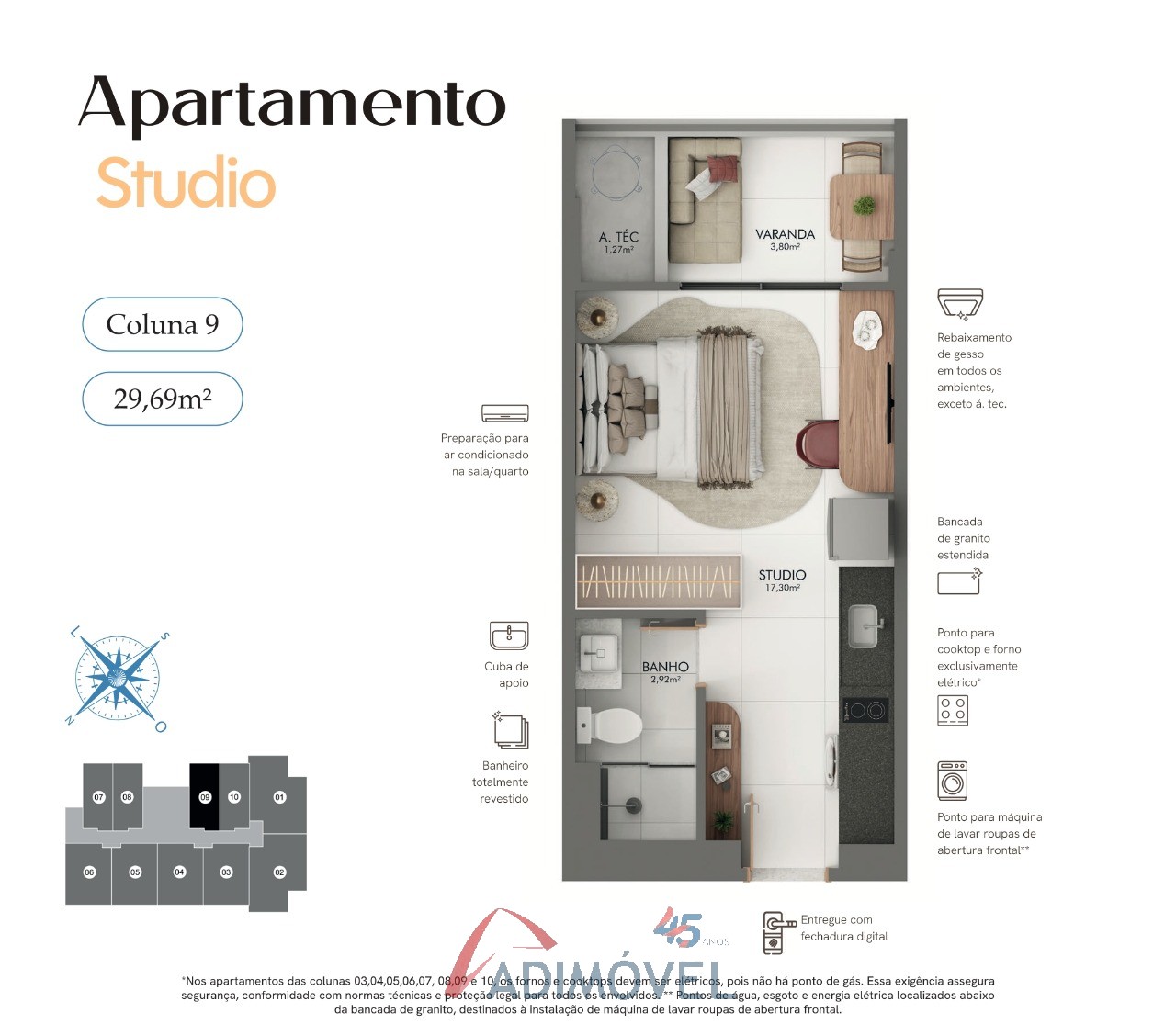 Apartamento, 1 quarto, 58 m² - Foto 47
