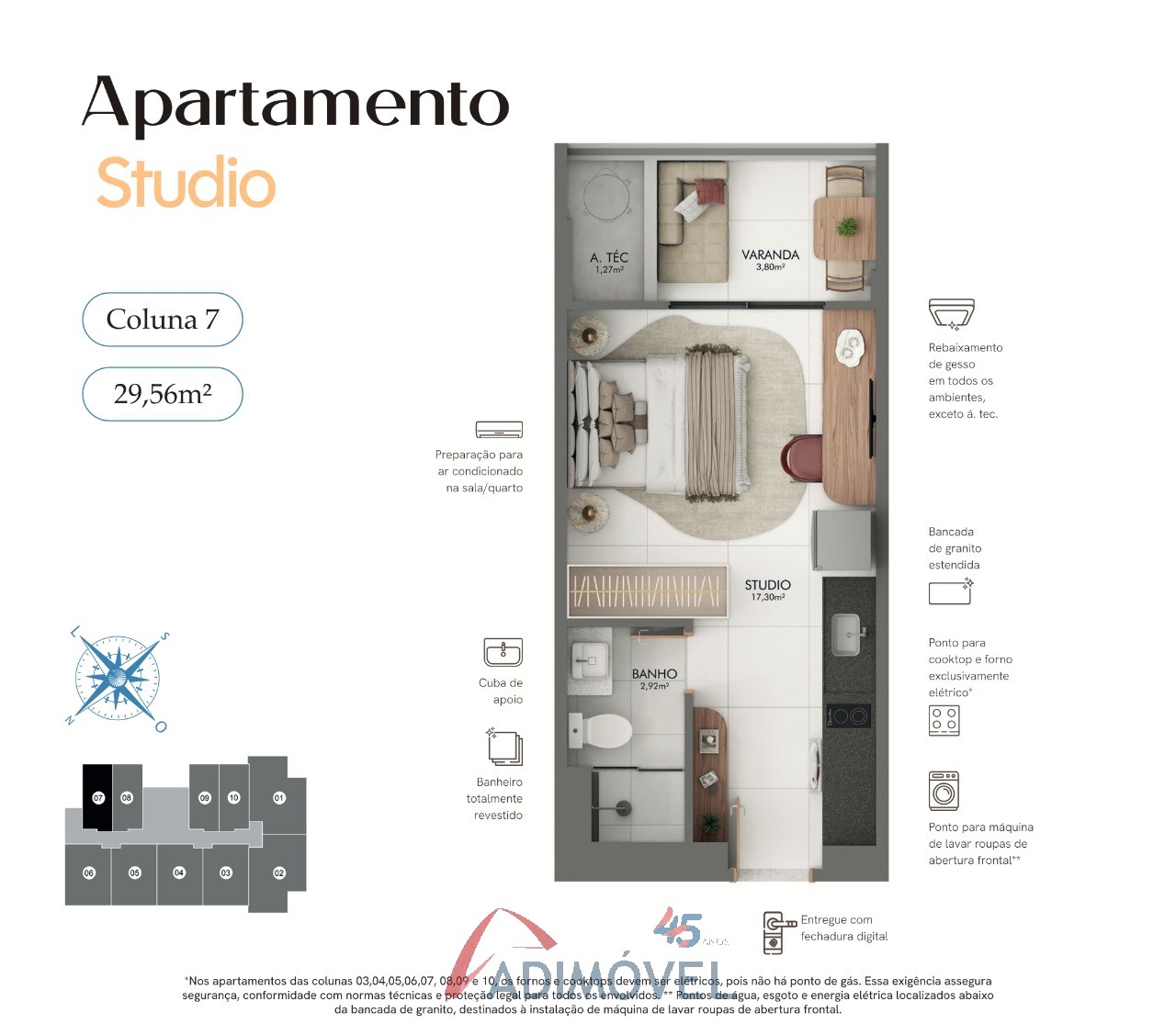 Apartamento, 1 quarto, 58 m² - Foto 45