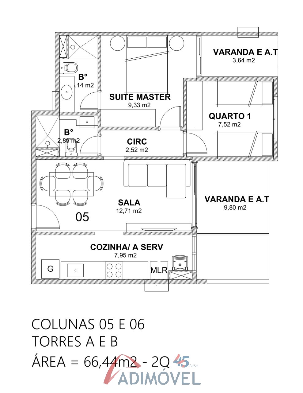 Apartamento, 2 quartos, 66 m² - Foto 4