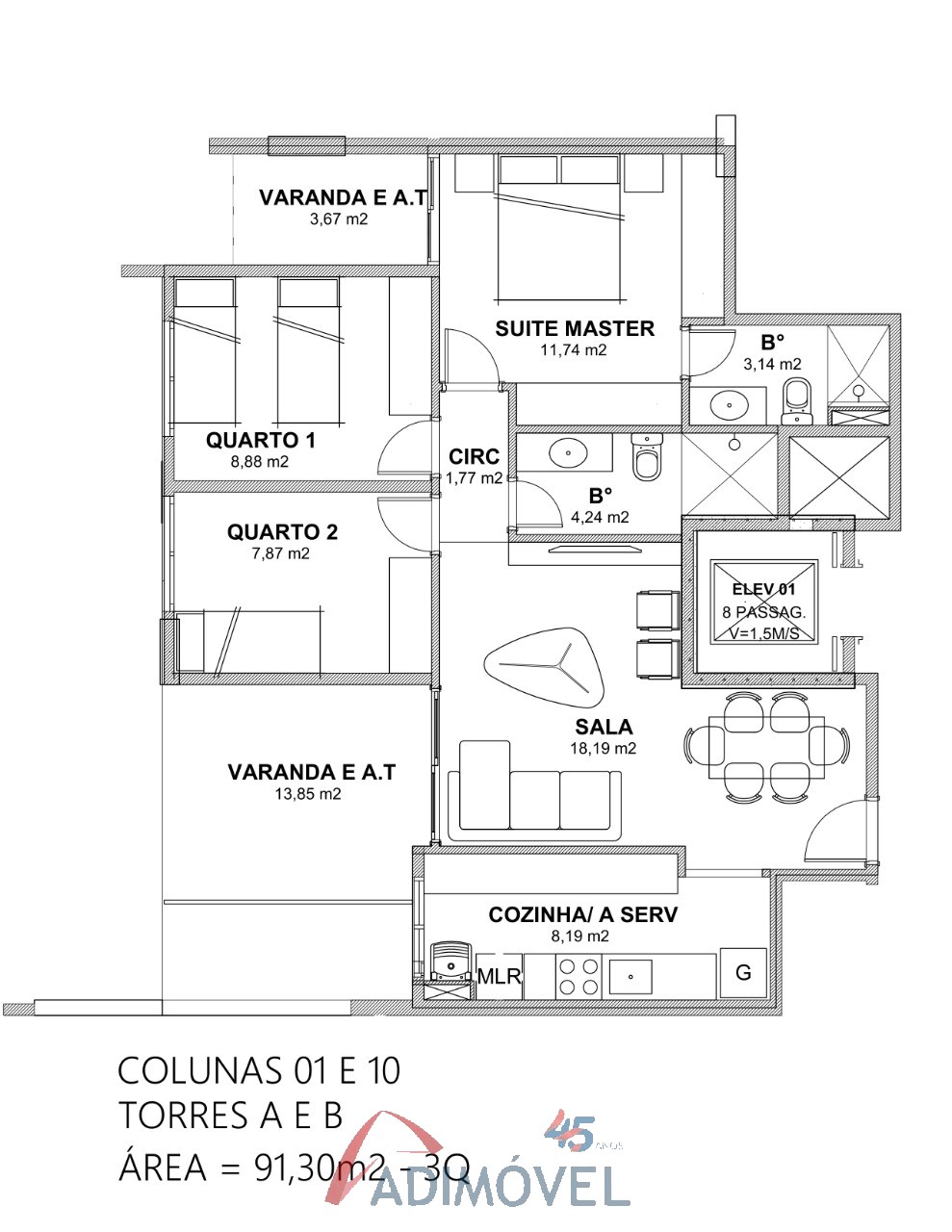 Apartamento, 2 quartos, 66 m² - Foto 6