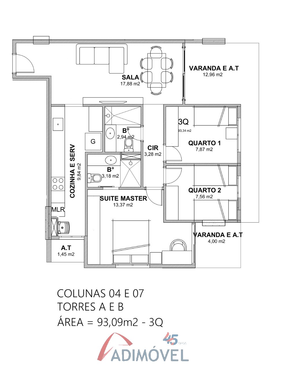 Apartamento, 2 quartos, 66 m² - Foto 3