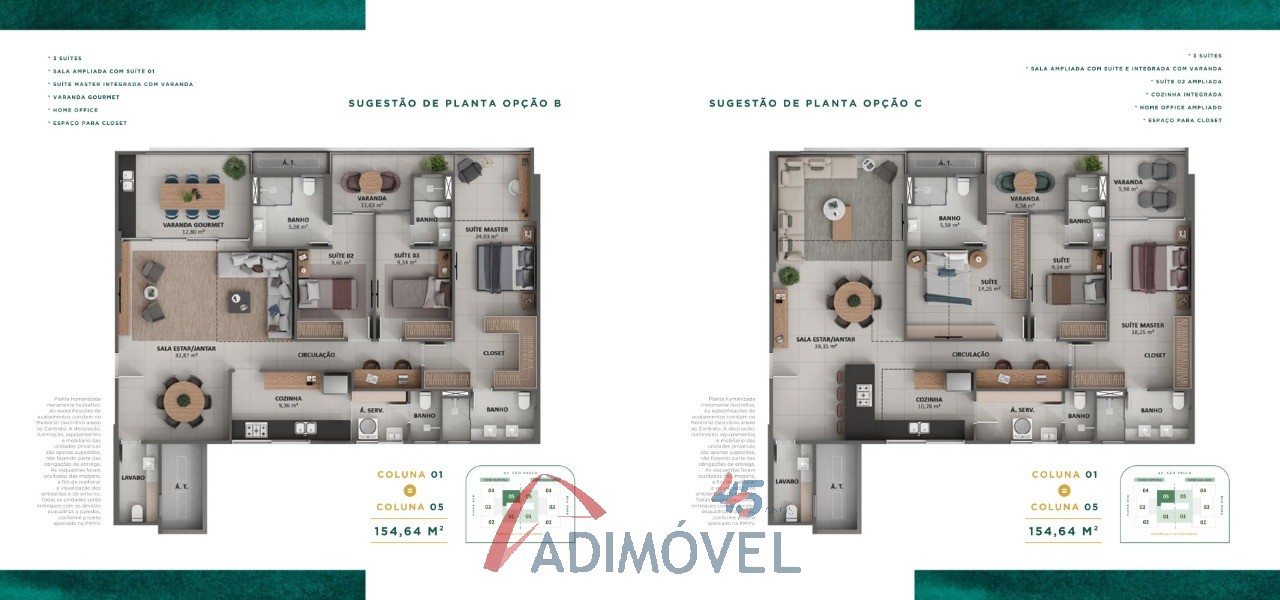 Apartamento, 4 quartos, 155 m² - Foto 21