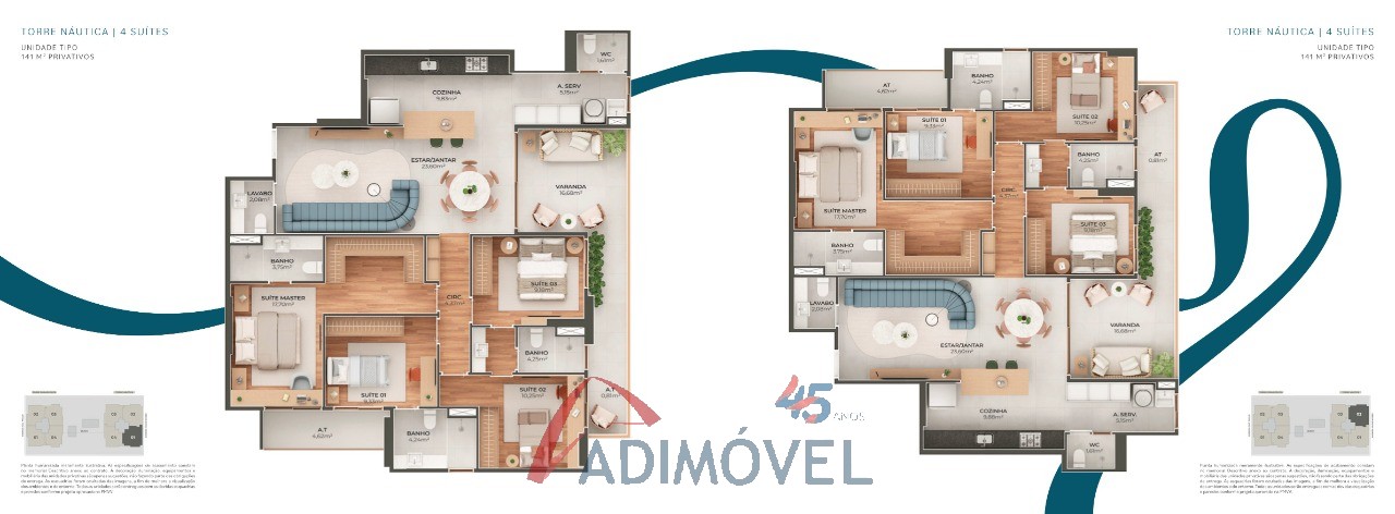 Apartamento, 4 quartos, 141 m² - Foto 20