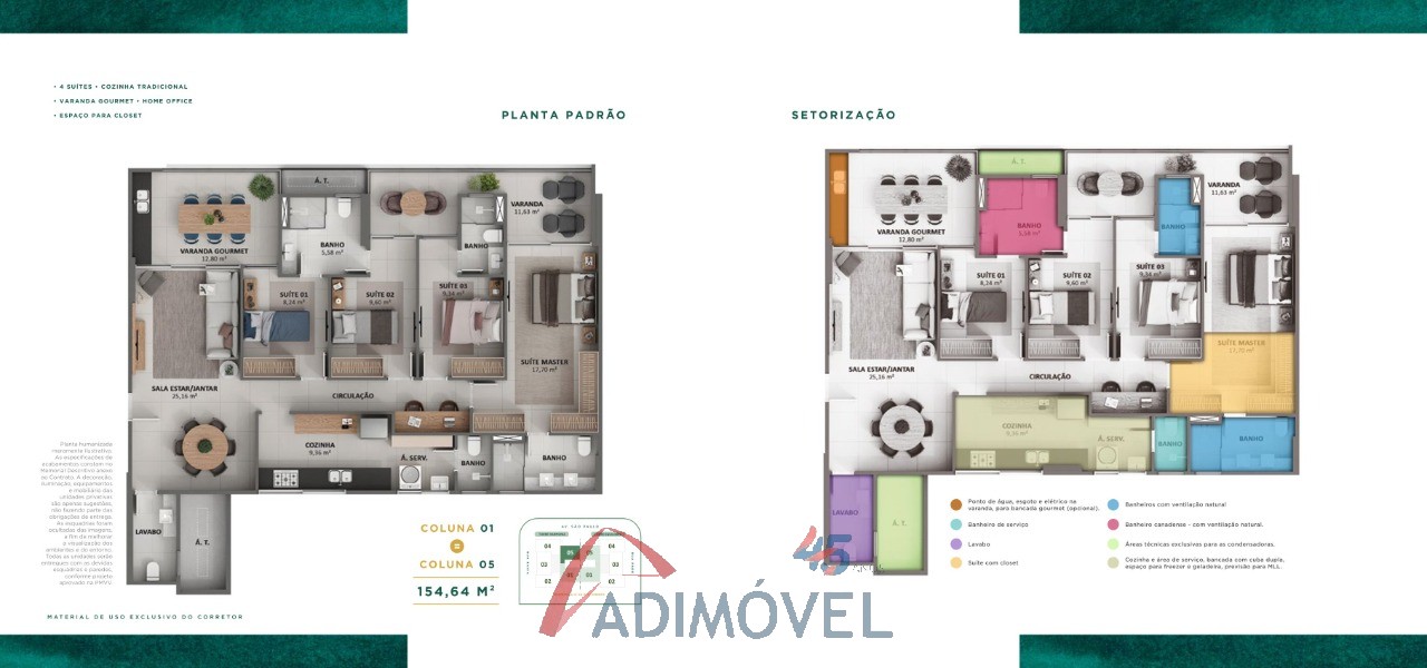 Apartamento, 4 quartos, 155 m² - Foto 20