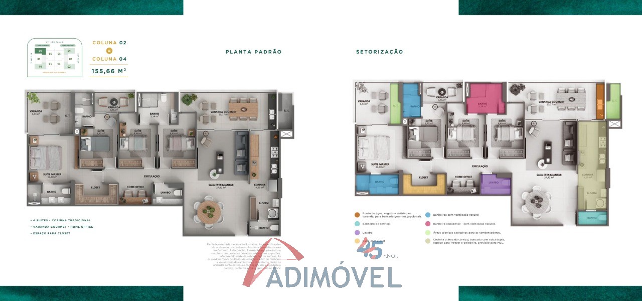 Apartamento, 4 quartos, 155 m² - Foto 23