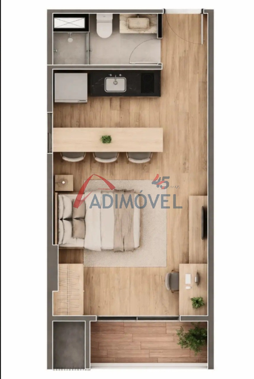 Apartamento, 1 quarto, 26 m² - Foto 8