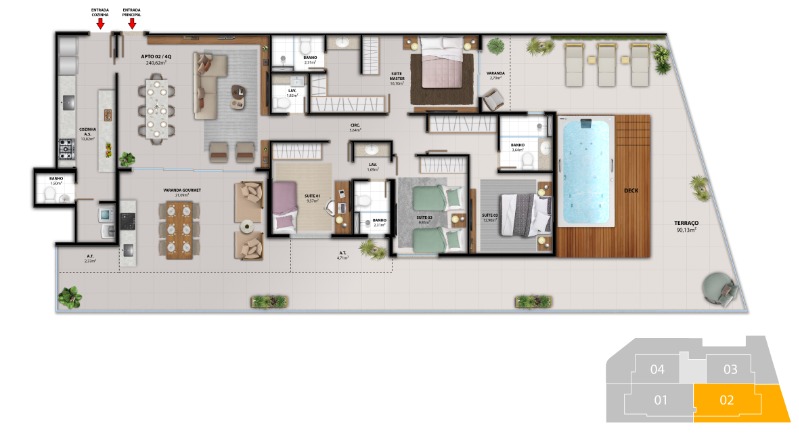 Apartamento, 4 quartos, 150 m² - Foto 18