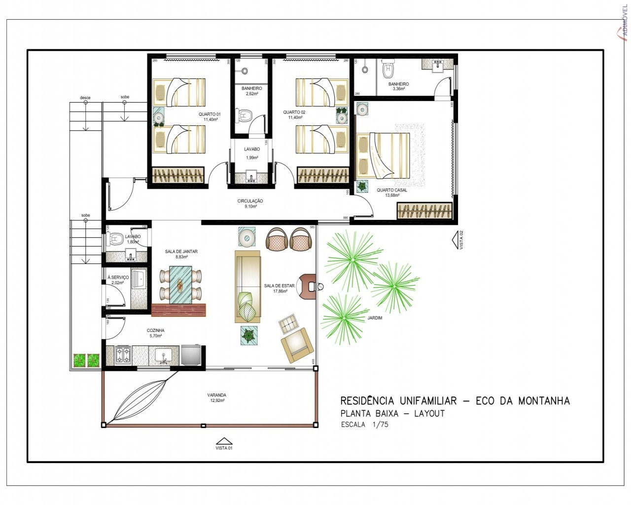 Casa, 3 quartos, 183 m² - Foto 22