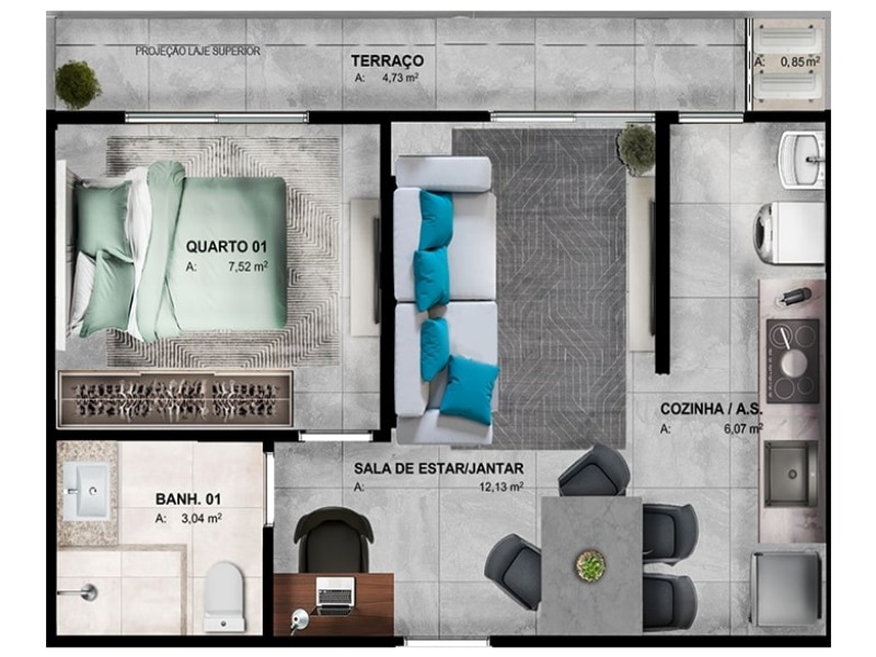Apartamento, 3 quartos, 95 m² - Foto 14