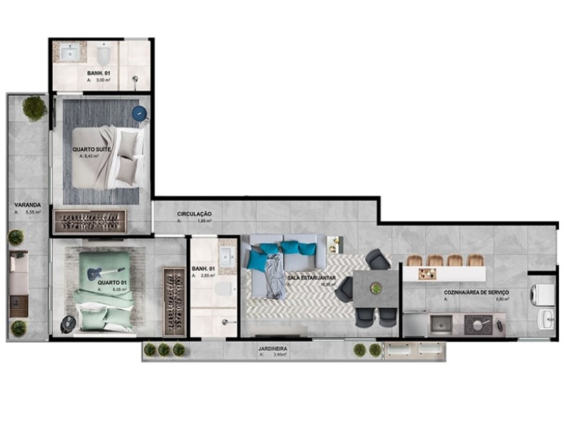 Apartamento, 3 quartos, 95 m² - Foto 18