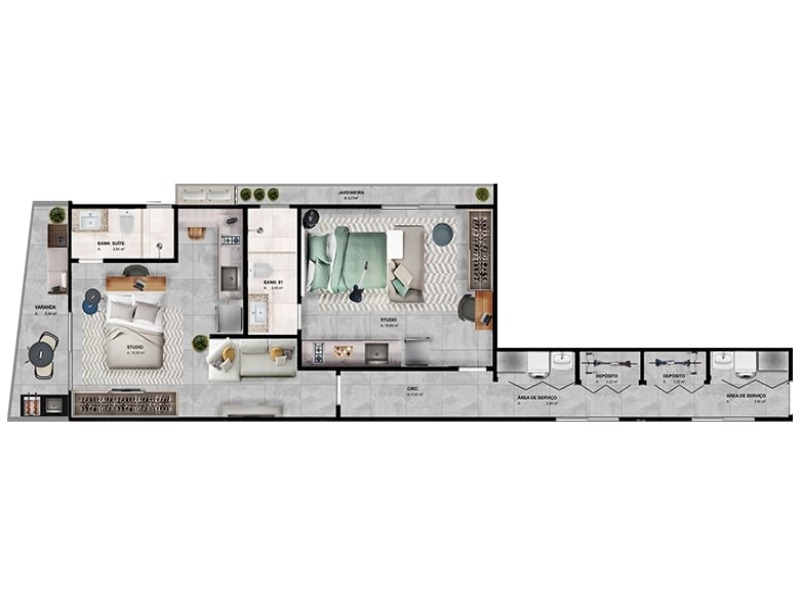 Apartamento, 3 quartos, 95 m² - Foto 33