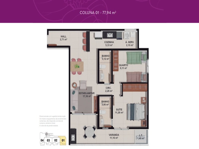 Apartamento, 2 quartos, 73 m² - Foto 6