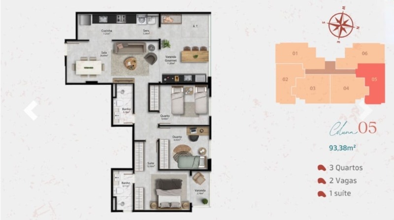 Apartamento, 3 quartos, 98 m² - Foto 11