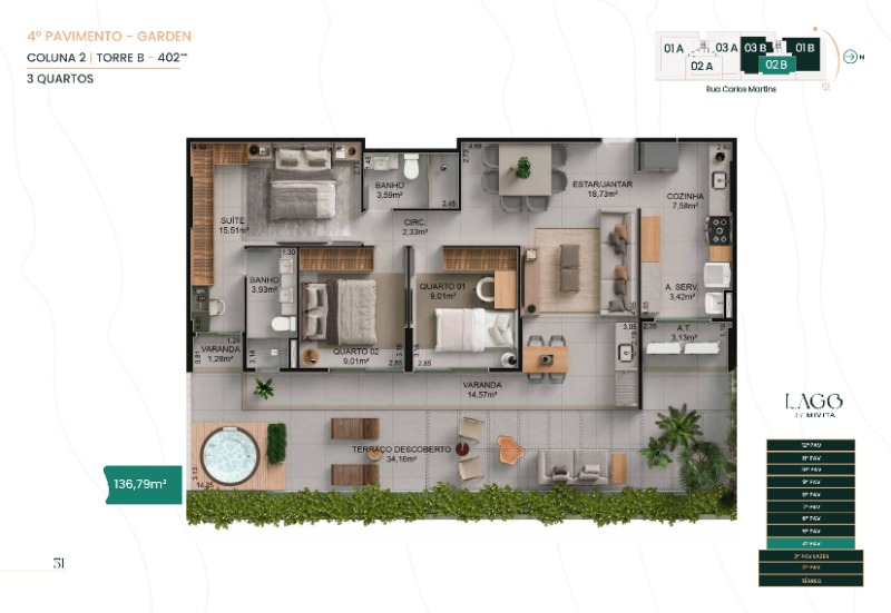 Apartamento, 4 quartos, 154 m² - Foto 16