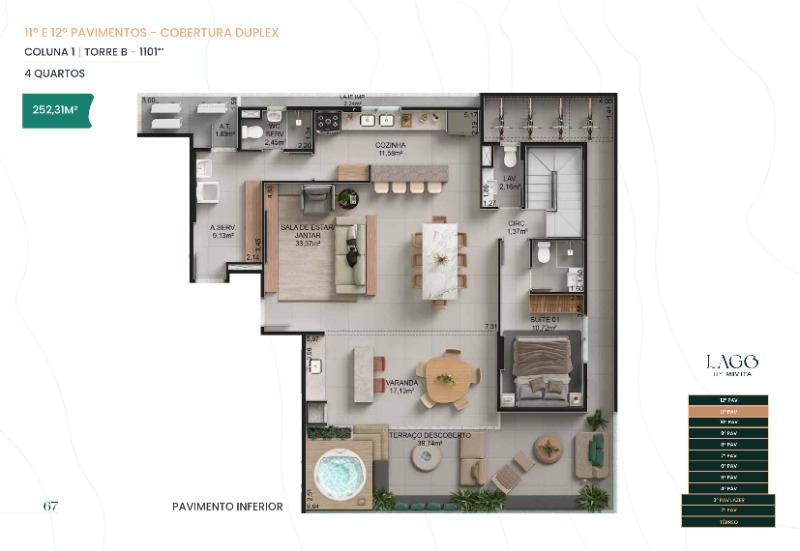 Apartamento, 4 quartos, 154 m² - Foto 32