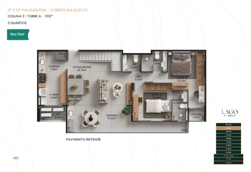 Apartamento, 4 quartos, 154 m² - Foto 34