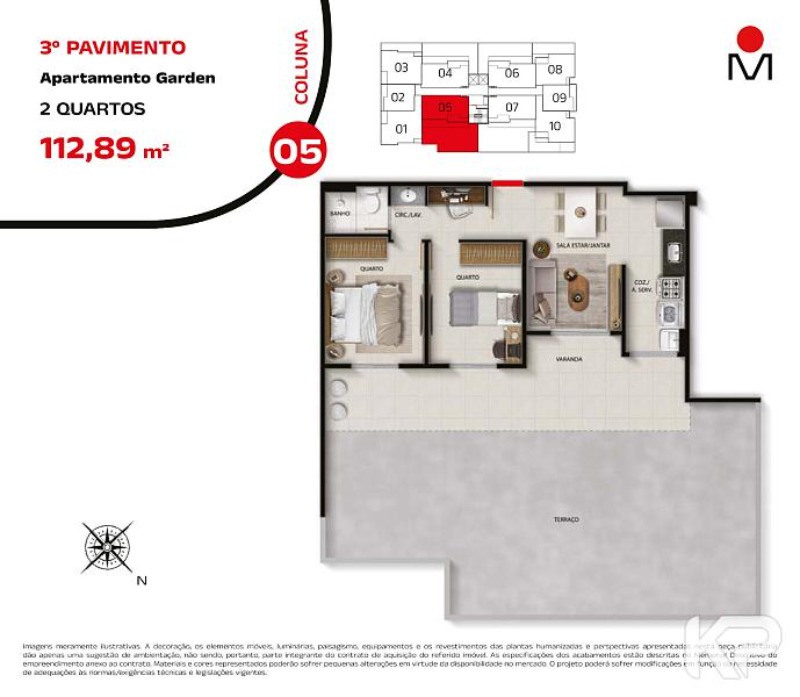 Apartamento, 2 quartos, 52 m² - Foto 4