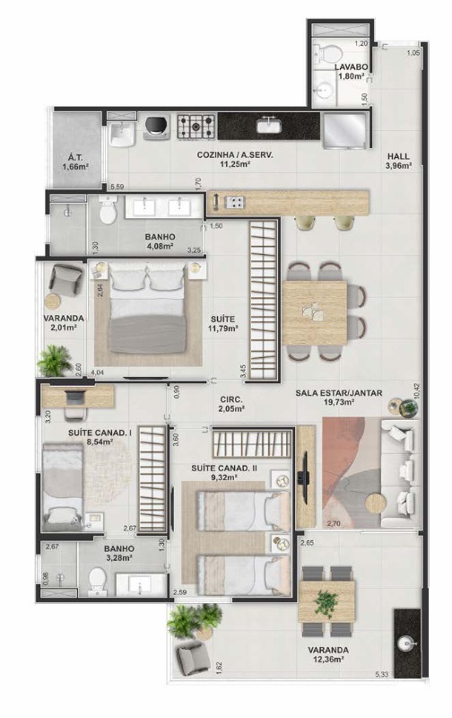 Apartamento, 2 quartos, 67 m² - Foto 36