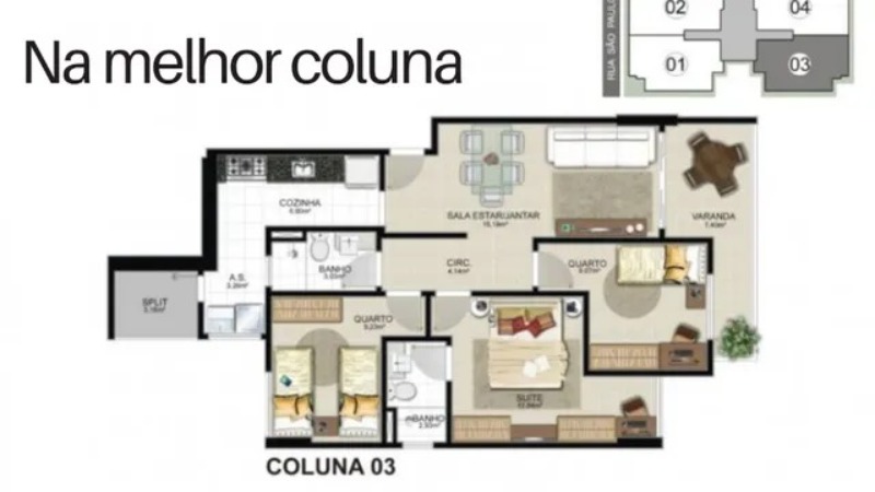 Apartamento, 3 quartos, 86 m² - Foto 12
