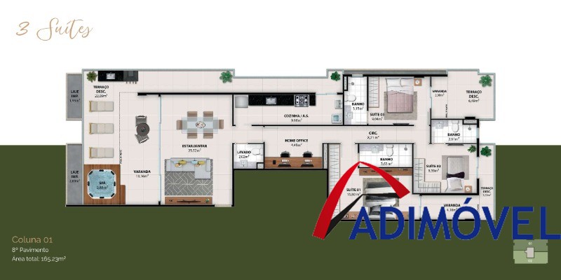 Apartamento, 3 quartos, 89 m² - Foto 8