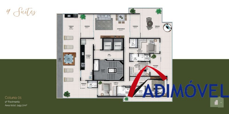 Apartamento, 3 quartos, 89 m² - Foto 9
