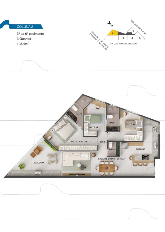 Apartamento, 4 quartos, 146 m² - Foto 6