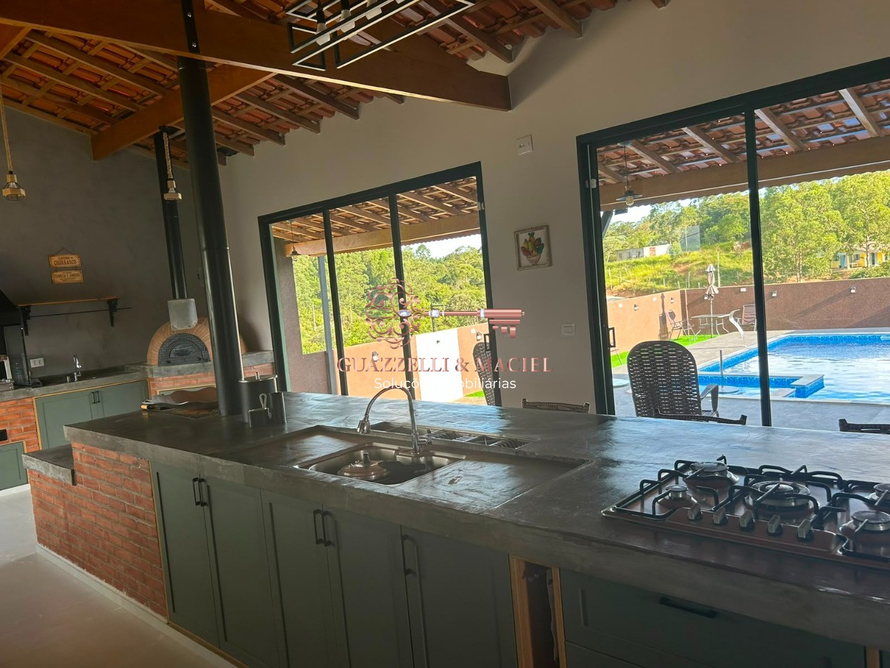 Chácara em SEBANDILHA, MAIRINQUE - Chácara de luxo em condomínio: 3 quartos, 1 suíte, 296m² - Mairinque-SP, bairro Sebandilha. - Foto 4